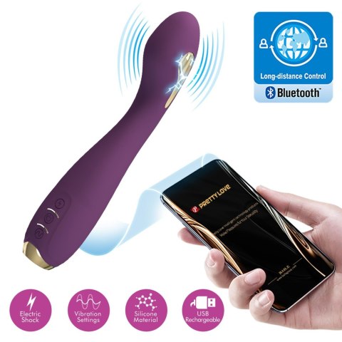 PRETTY LOVE - HECTOR, 12 vibration functions 5 electric shock functions Mobile APP remote control Pretty Love