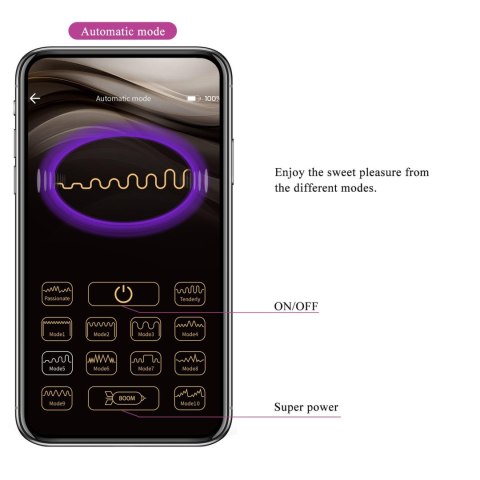 PRETTY LOVE - HECTOR, 12 vibration functions 5 electric shock functions Mobile APP remote control Pretty Love