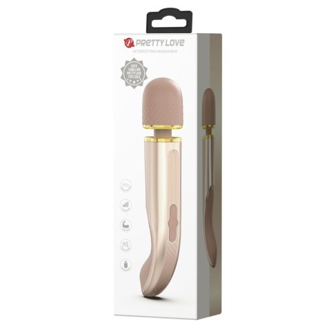 PRETTY LOVE - Interesting Massager Gold 5 levels of speed control 7 vibration functions Pretty Love