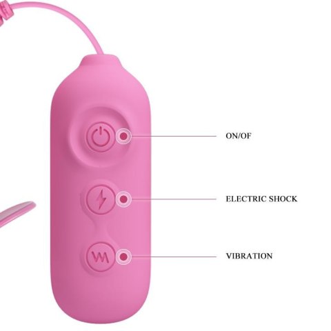 PRETTY LOVE -NIPPLE CLIP, 7 vibration functions 3 electric shock functions Pretty Love