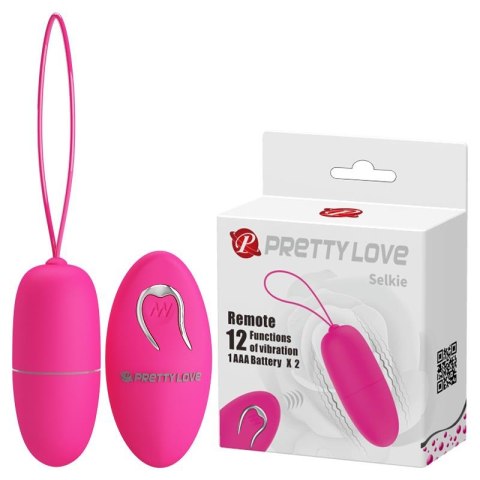 PRETTY LOVE -SELKIE, 12 vibration functions Wireless remote control Pretty Love