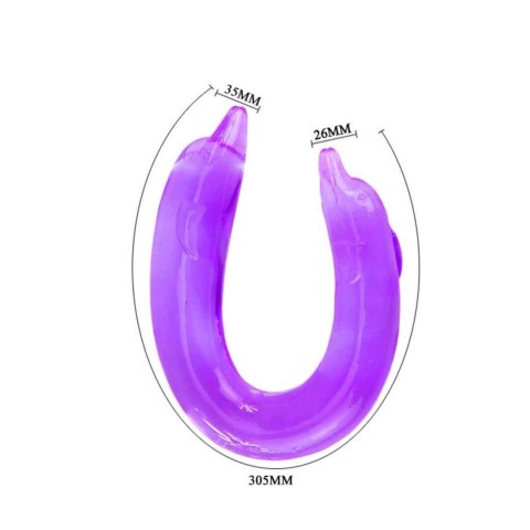 BAILE- DOUBLE DOLPHIN, Bendable purple Baile