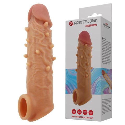 Nakładka na penisa OSBORN, Silicone Pretty Love