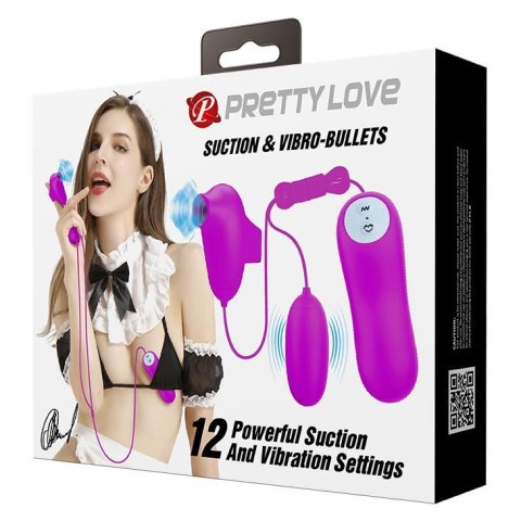 PRETTY LOVE - VIBRO-BULLETS, 12+12 stimulation functions Pretty Love