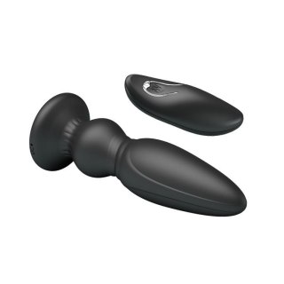 Mr Play Powerfull Vibrating Ver. 2 wibrujący korek analny 12,5 cm czarny