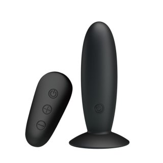 Mr Play Remote Control Vibrating wibrujący korek analny 13 cm czarny