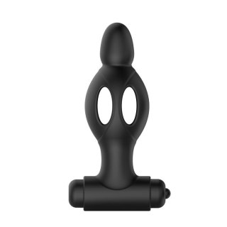 Mr Play Silicon Vibrating wibrujący korek analny 12 cm czarny