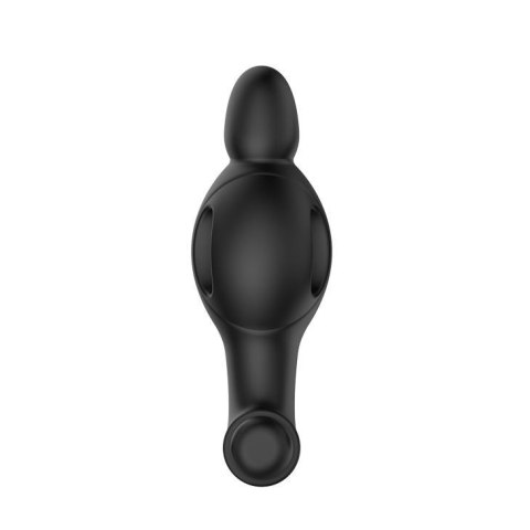 Mr Play Silicon Vibrating wibrujący korek analny 12 cm czarny