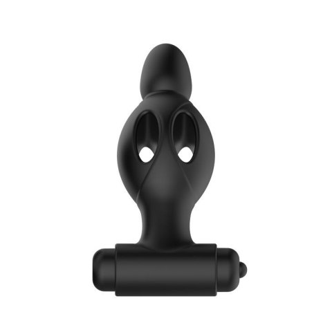 Mr Play Silicon Vibrating wibrujący korek analny 12 cm czarny