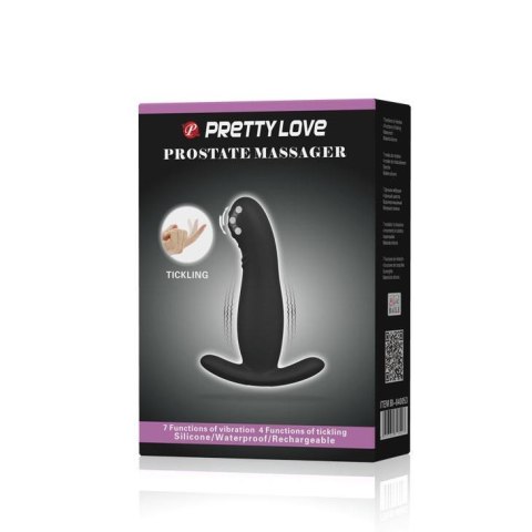 PRETTY LOVE - PROSTATE MASSAGER Tickling 4 & Vibrating 7 USB Pretty Love