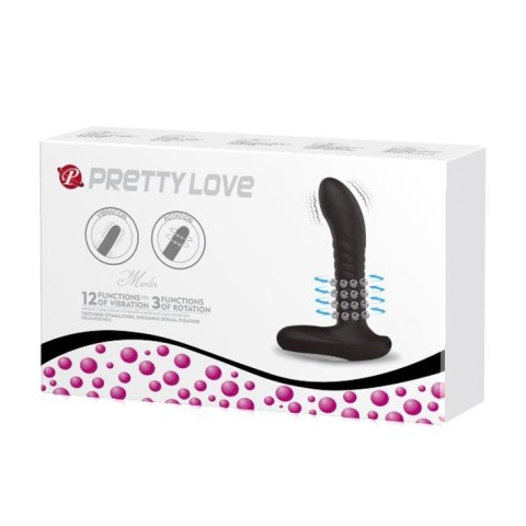 PRETTY LOVE - PROSTATE MASSAGER, USB 3 rot; 12 vibr. Pretty Love