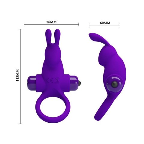 PRETTY LOVE - VIBRANT PENIS RING I Purple Pretty Love