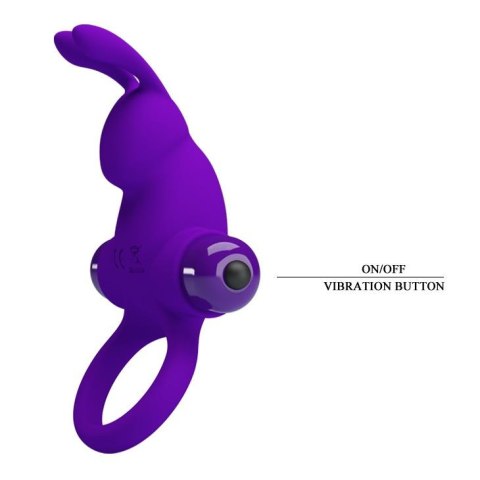 PRETTY LOVE - VIBRANT PENIS RING I Purple Pretty Love