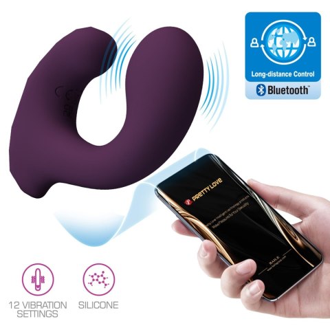 PRETTY LOVE - Billy Purple, 12 vibration functions Mobile APP remote control Pretty Love