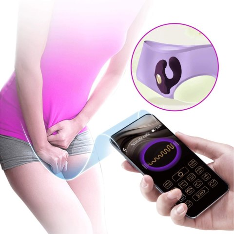 PRETTY LOVE - Billy Purple, 12 vibration functions Mobile APP remote control Pretty Love