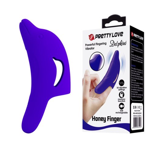 PRETTY LOVE - Delphini, Honey Finger 10 vibration functions Pretty Love