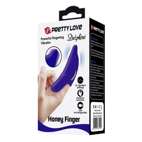 PRETTY LOVE - Delphini, Honey Finger 10 vibration functions Pretty Love