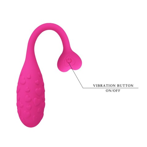 PRETTY LOVE - Fisherman Pink, 12 vibration functions Mobile APP remote control Pretty Love