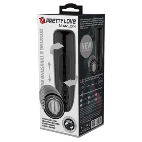 PRETTY LOVE - MARLON Automatic Rotating & Thrusting 10 Function, USB / Voice Pretty Love