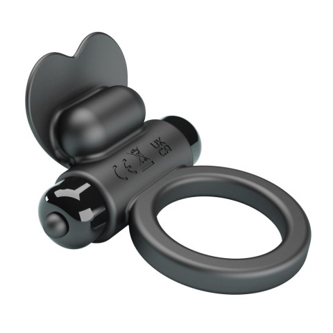 PRETTY LOVE - VIBRANT PENIS RING DEBONAIRE Black, 10 vibration functions Pretty Love