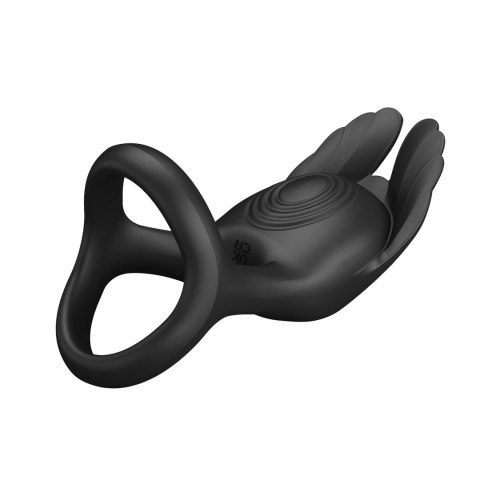 PRETTY LOVE - VIBRANT PENIS RING SILAS Black, 7 vibration functions Pretty Love