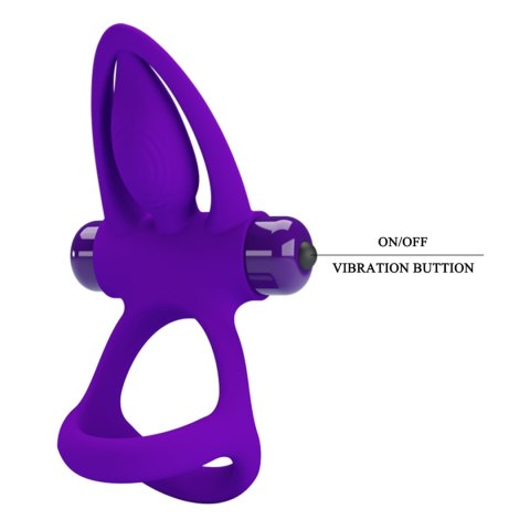 PRETTY LOVE - VIBRATION COCK RING, 10 vibration functions Pretty Love