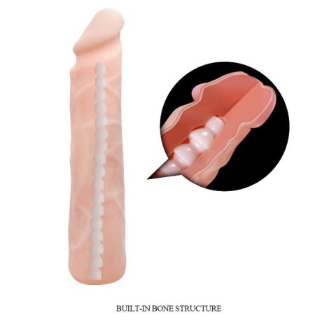 Dildo 24 cm – cyberskóra, elastyczny rdzeń, realistyczna tekstura