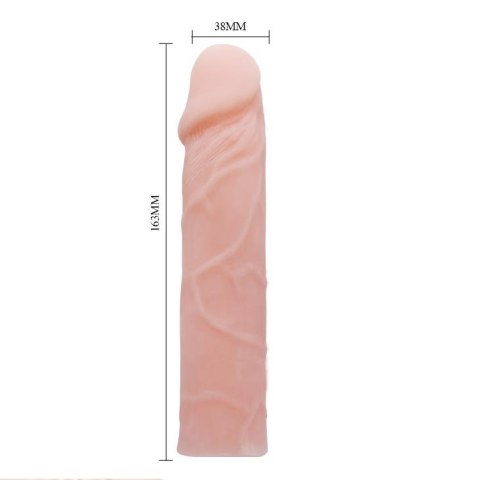 Dildo 16,3 cm – elastyczne, teksturowane, realistyczny TPR