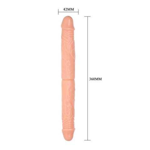 Dwustronne dildo realistyczne 36 cm - Baile