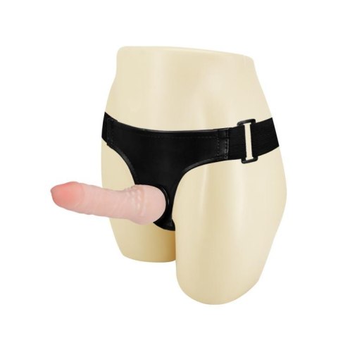 Ultra Cyberskin Penis dildo strap-on 16 cm damskie z uprzężą - Baile