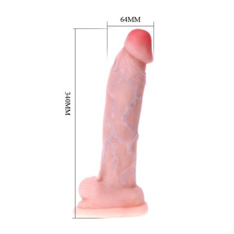 Dildo realistyczne Super Emperor 34 cm wibrujące - Baile