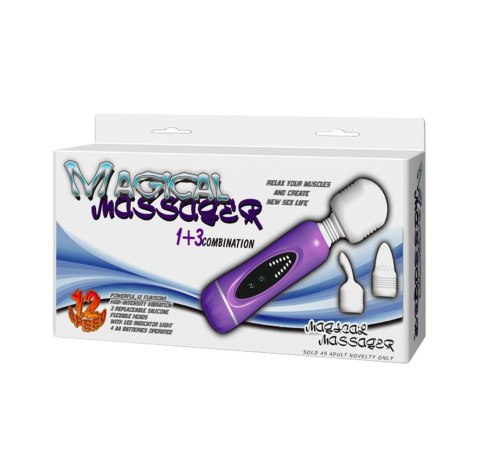 BAILE- MAGICAL MASSAGER,1+3 combination, 12 vibration functions Baile