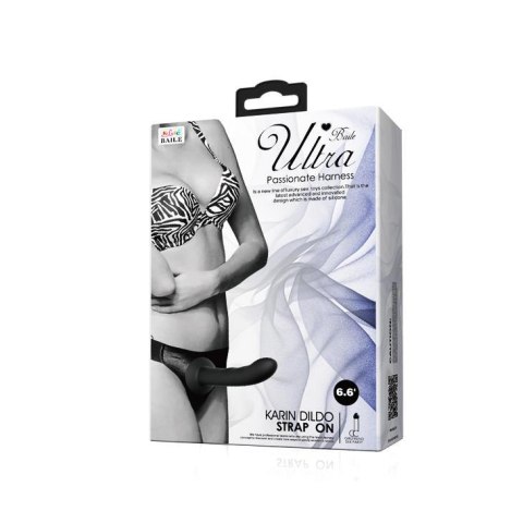 Karin dildo strap-on 17 cm damskie z uprzężą - Baile