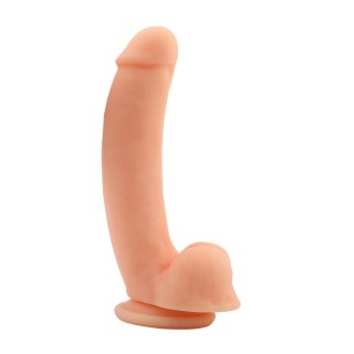 Realistyczne dildo 20,5 cm – płynny silikon, przyssawka, punkt G