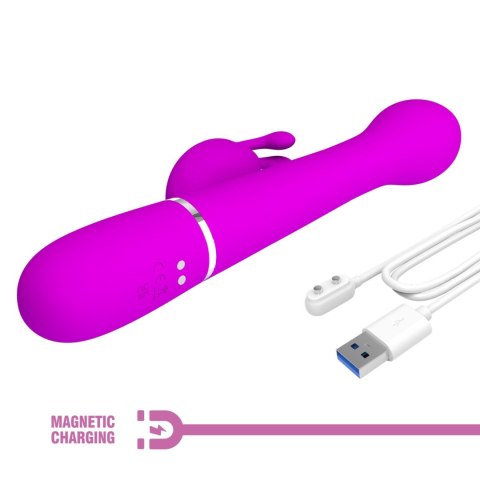 PRETTY LOVE - Dejon Twinkled Tenderness Purple, 7 vibration functions 4 thrusting settings 4 rotation functions Pretty Love