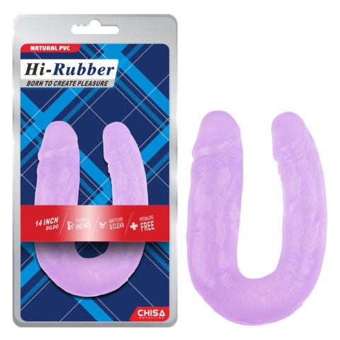 14 Inch Dildo-Purple HI-Rubber