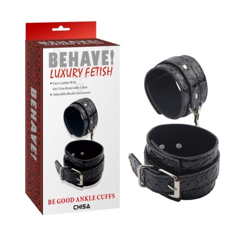 Be good Ankle Cuffs-Black Behave