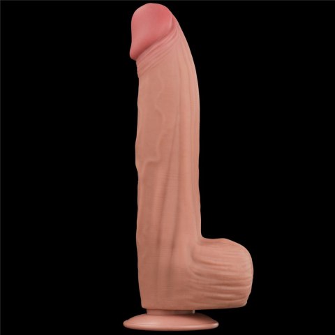 Realistyczne dildo 31 cm – TPE, przyssawka, elastyczne, naturalne doznania