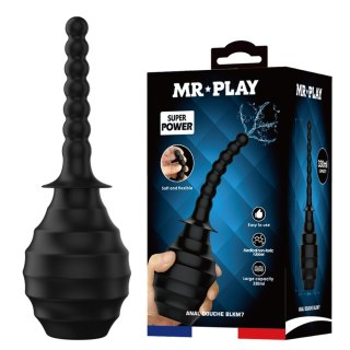 BLKM7 gruszka do lewatywy 330 ml czarna - Mr. Play