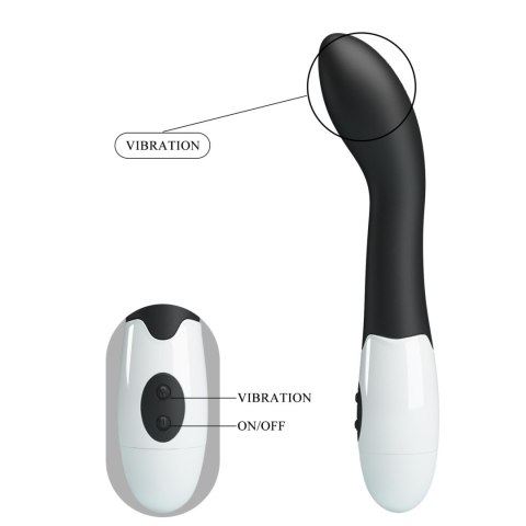 PRETTY LOVE - Bishop black, 30 vibration functions Pretty Love