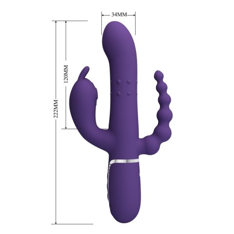 PRETTY LOVE - Cammy Dark Purple, Twinkled Tenderness, 7 thumping functions 7 vibration functions 4 rolling functions Pretty Love