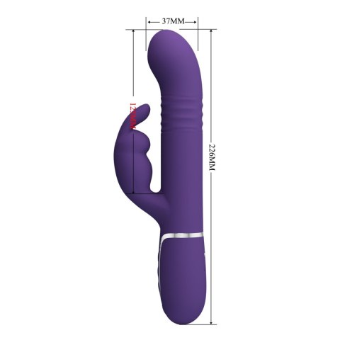 PRETTY LOVE - Coale dark Purple, 7 vibration functions 4 rotation functions 4 thrusting settings Pretty Love