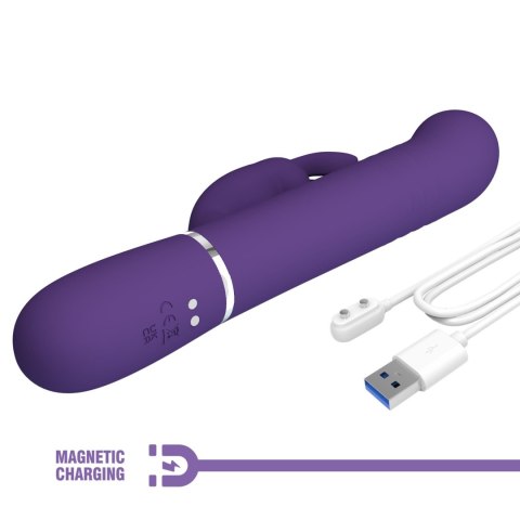 PRETTY LOVE - Coale dark Purple, 7 vibration functions 4 rotation functions 4 thrusting settings Pretty Love