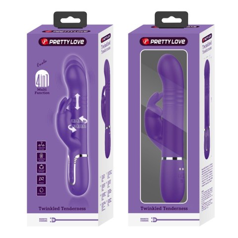 PRETTY LOVE - Coale dark Purple, 7 vibration functions 4 rotation functions 4 thrusting settings Pretty Love