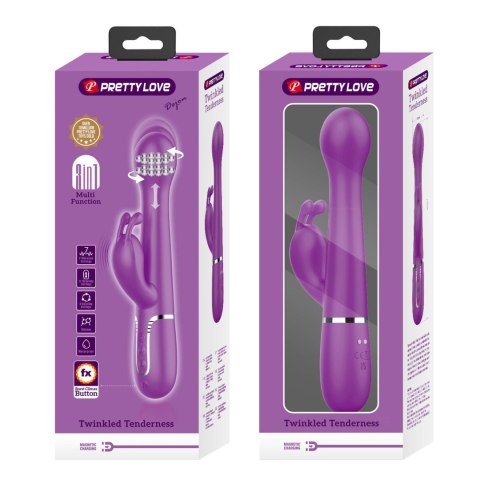 PRETTY LOVE - Dejon Purple, 7 vibration functions 4 thrusting settings 4 rotation functions Pretty Love