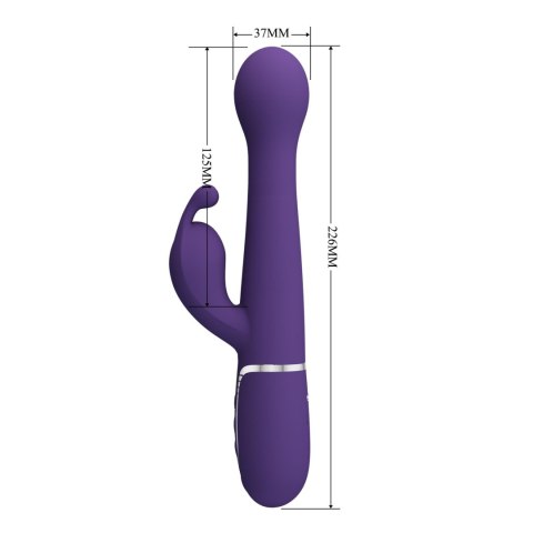 PRETTY LOVE - Dejon dark Purple, 7 vibration functions 4 thrusting settings 4 rotation functions Pretty Love