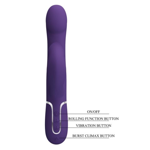 PRETTY LOVE - Falin dark Purple, 7 vibration functions 4 rolling functions Memory function Pretty Love