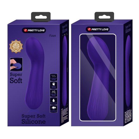 PRETTY LOVE - Faun dark Purple,G-spot vibrator, 12 vibration functions Memory function Pretty Love