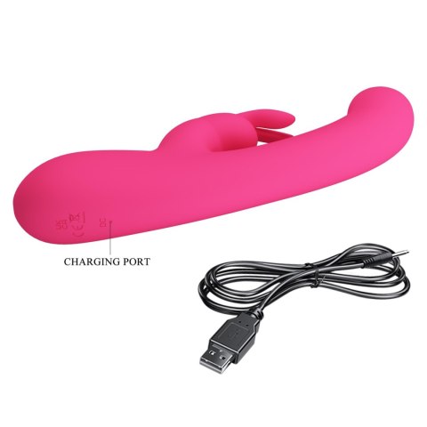 PRETTY LOVE - Lamar dark Pink, 10 vibration functions 9 speed levels Pretty Love