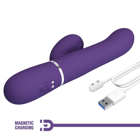 PRETTY LOVE - Mariana dark purple, 7 vibration functions, 7 thrusting settings, 4 rolling functions,4 nodding functions Pretty L